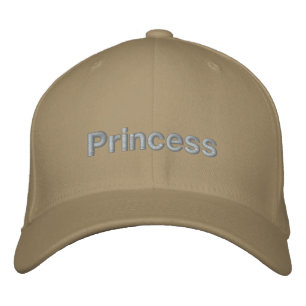 Princess Text Girl Angel Flexfit Wool Caps Hats