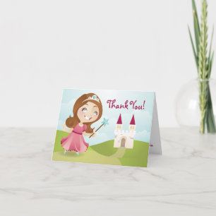 Princess Thank You Card