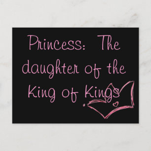 Princess: The daughter of the King of Kings Postcard