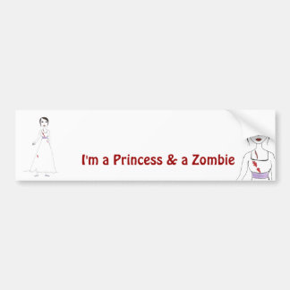 Princess the Zombie the second Bumper Sticker