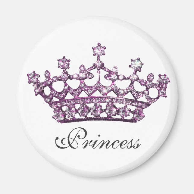 Princess Tiara Gem magnet (Front)