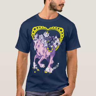 Princess Tiara Kitty Riding a Unicorn Magic Fanta T-Shirt