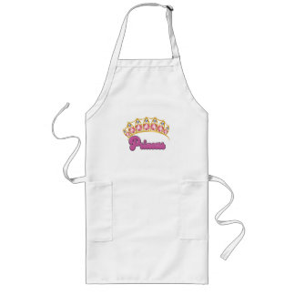 Princess Tiara logo Long Apron