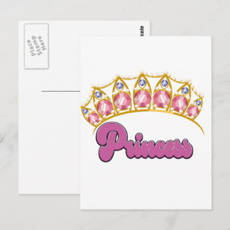 Princess Tiara  logo Postcard