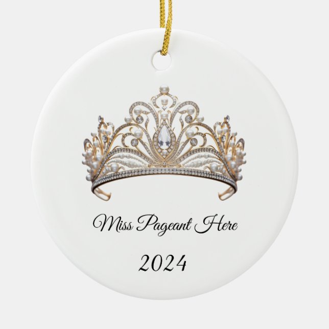 Princess Tiara Ornament (Front)