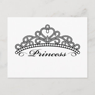 Princess Tiara Postcard