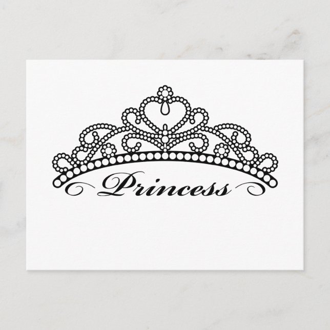 Princess Tiara Postcard (Front)