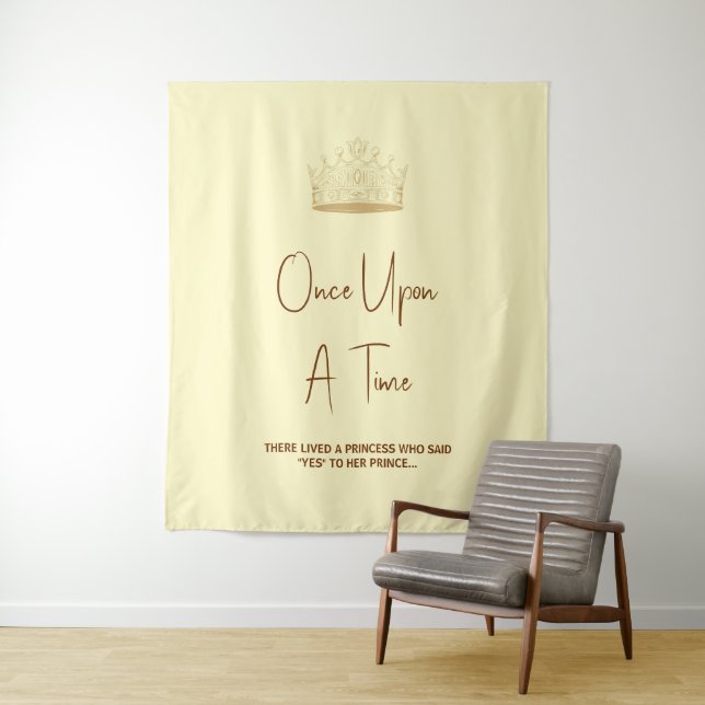 Princess To Queen Bridal Shower Tapestry (In Situ)