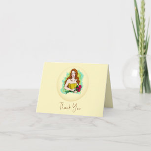 Princess To Queen Bridal Shower Thank You Card