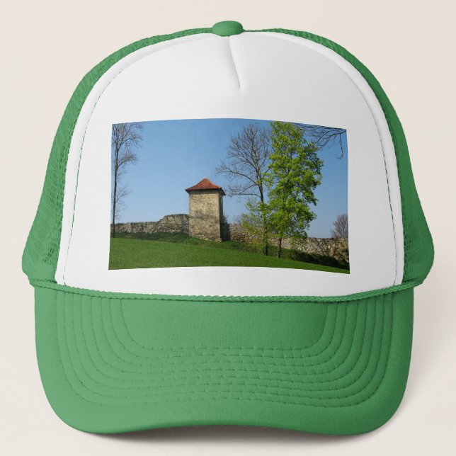 princess tower trucker hat (Front)