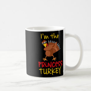 Princess Turkey Matching Family Group Thanksgiving Coffee Mug