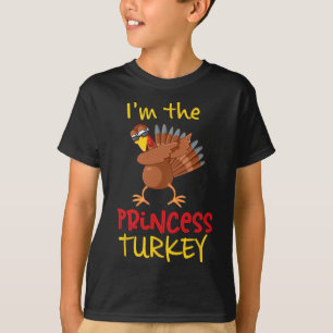 Princess Turkey Matching Family Group Thanksgiving T-Shirt