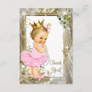 Princess Tutu Baby Shower Thank You
