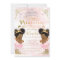 Princess Tutu Crown Ethnic Twin Girls Baby Shower