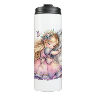 Princess Unicorn Pastel Fairytale Fantasy Thermal Tumbler