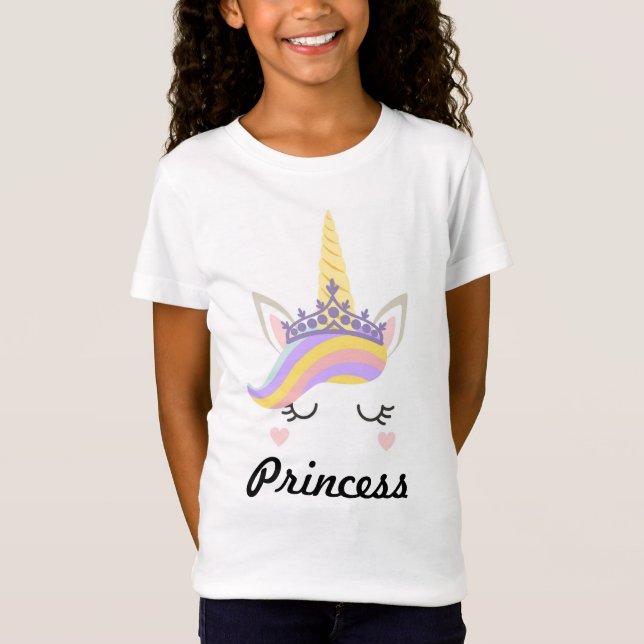 Princess Unicorn T-Shirt (Front)