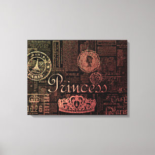 Princess Vintage Canvas Print