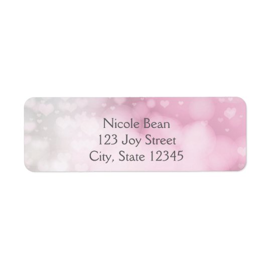 Princess Wand & Crown Silver Pink Address Labels