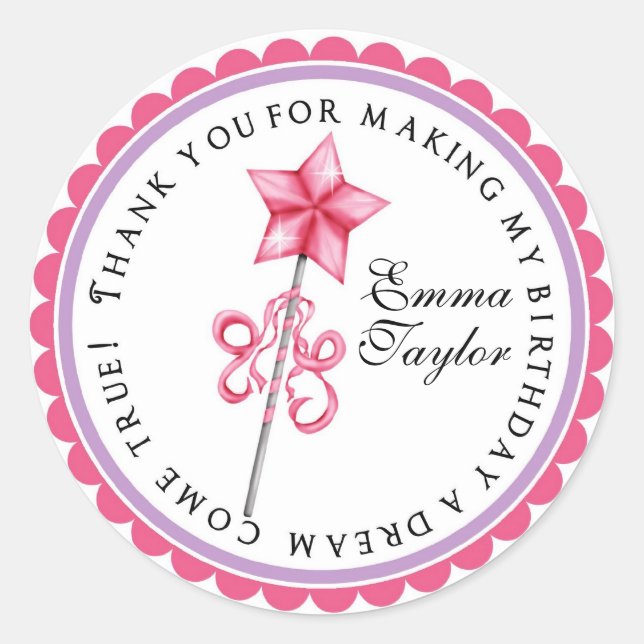 Princess Wand Stickers (Front)