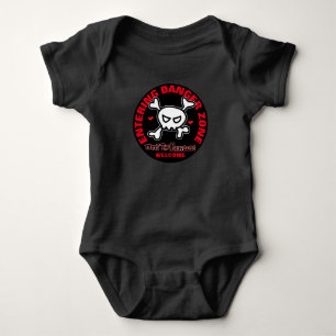 Princess Warning Danger Zone Baby Bodysuit