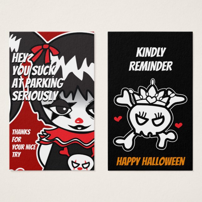 Princess Warning Halloween version (Front & Back)