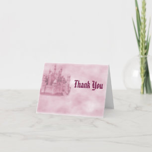 Princess Wedding thank you card, notecard