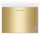 Princess Winter Wonderland Gold Thank You Card