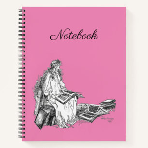 Princess with Books Notebook