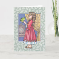 princess with frog card