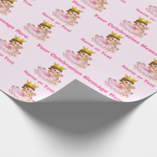 Princess Wrapping Paper, Your Occasion and Name Wrapping Paper