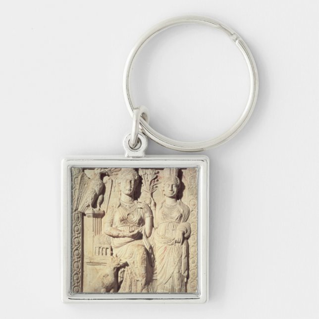 Princess Zenobia  and a female companion Key Ring (Front)