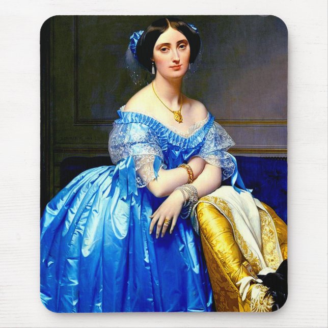 Princesse de Broglie Mouse Mat (Front)