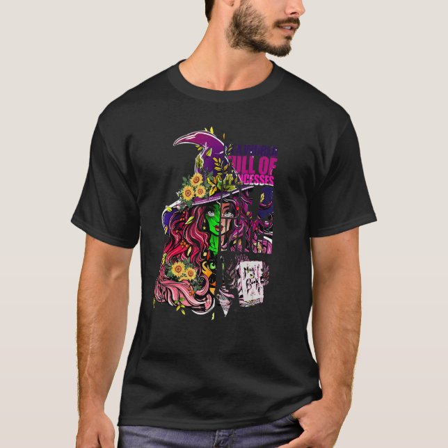Princesses Be Witch Tarot Halloween Thick Thighs W T-Shirt (Front)