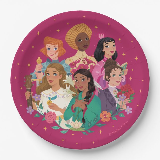 Princesses of Heaven™ Party Plates (Large) (Front)