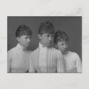 Princesses of Prussia: Sophie, Victoria, Margarete Postcard