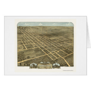 Princeton, IL Panoramic Map - 1870