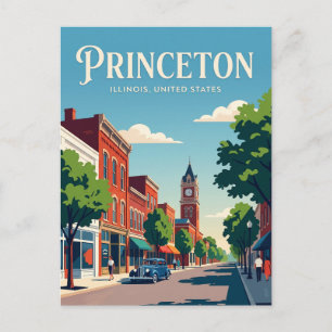 Princeton Illinois Postcard
