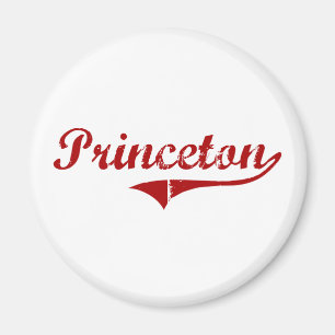 Princeton Massachusetts Classic Design Magnet