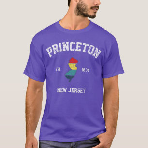 Princeton New Jersey Vintage NJ State Retro Sports T-Shirt