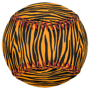 Princeton Orange Zebra Print Softball