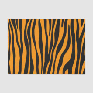 Princeton Orange Zebra Print Tissue Paper