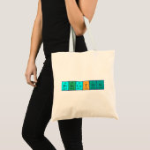 Princeton periodic table name tote bag (Front (Product))
