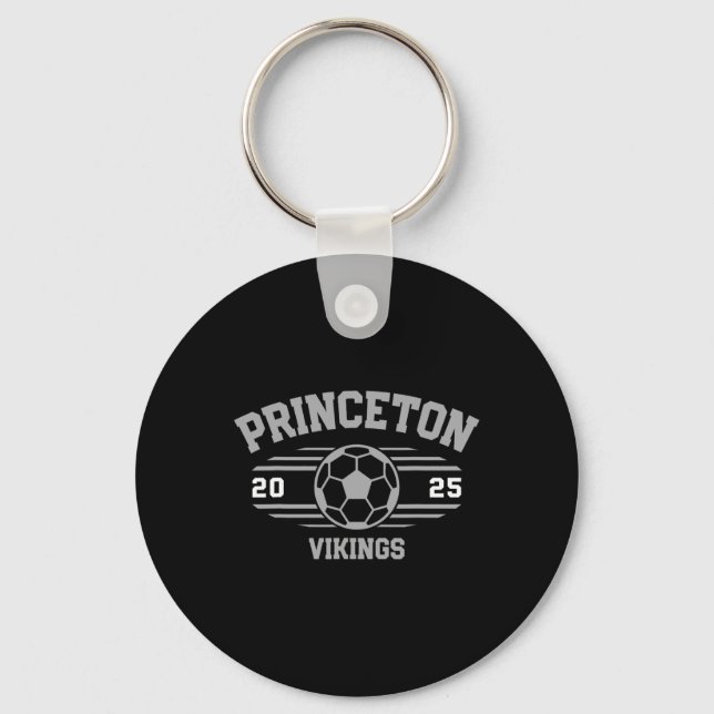 Princeton Vikings Soccer Ll 2025  Key Ring (Front)