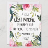 Principal Appreciation Gift Principal Office decor