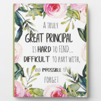 Principal Appreciation Gift Principal Office decor