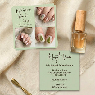 Principal Artisan Sage Square 3 Photo Portfolio Business Card