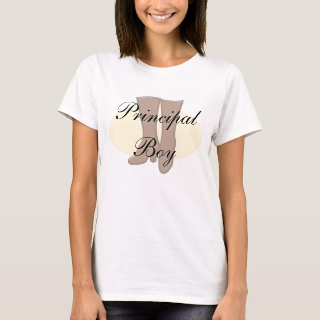 Principal Boy Ladies T-shirt (Front)