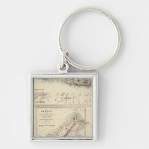 Principal Dutch Colonies in the Indian Seas Key Ring