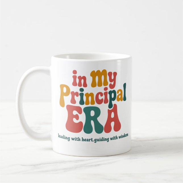 Principal Gifts in My Principal Era Back To School Coffee Mug (Left)