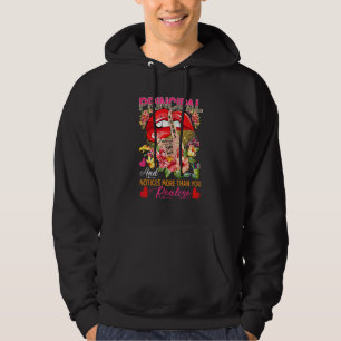 Principal Knows More Than She Says Floral Silent L Hoodie